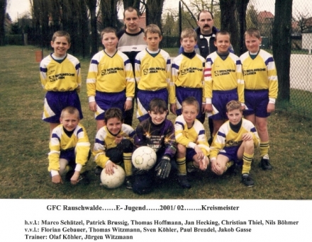 E-Jugend Kreismeister 2001/2002